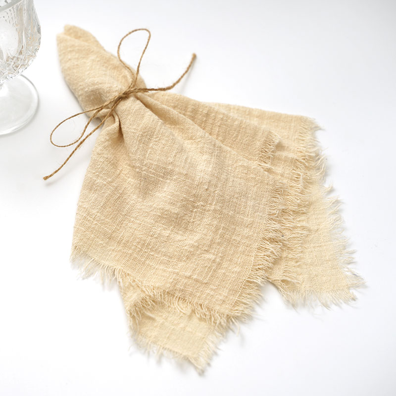 Wedding Supply Rentals - Napkin Cotton Gauze 42x42cm Retro Cheesecloth