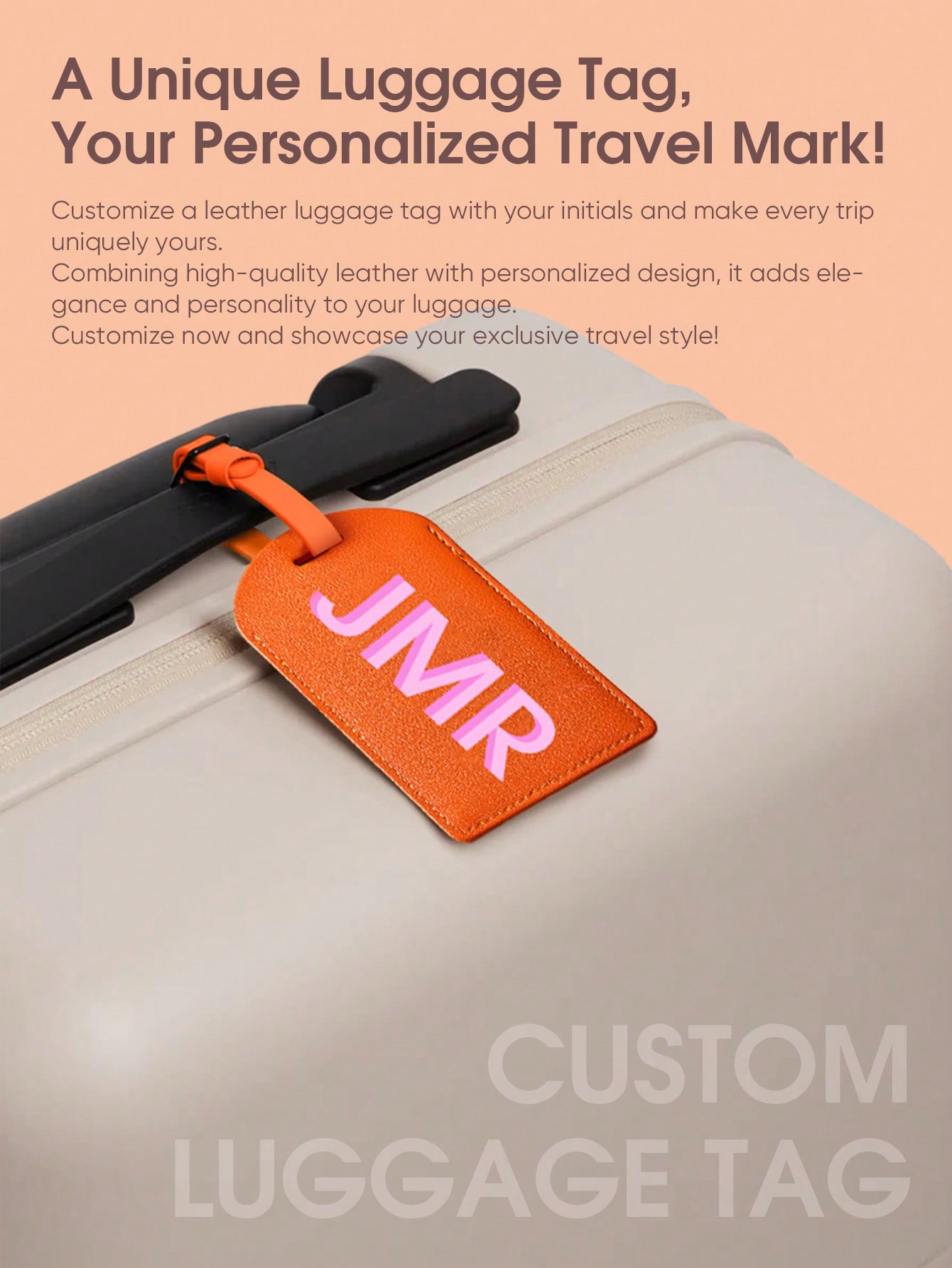 Personalized Initial Luggage T - Wedding Packaging ulasan dan harga