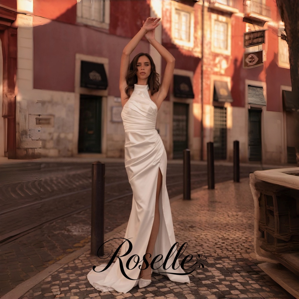 ROSELLE Halter Sleeveless Merm - Wedding Qw ulasan dan harga