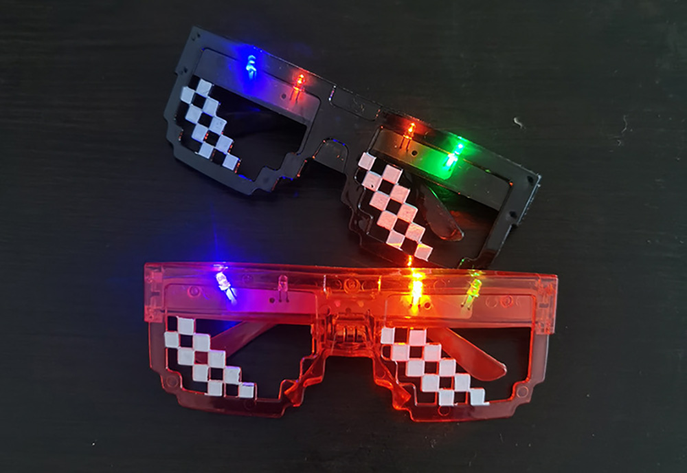 10/20/30 LED Mosaic Glasses Li - Wedding Supply Bulk ulasan dan harga