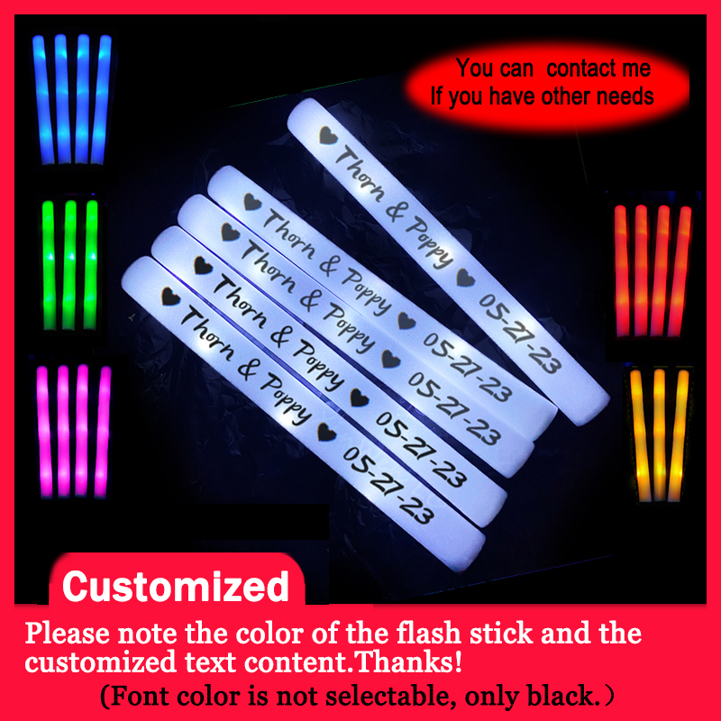 20/30/40Pcs RGB LED Glow Foam  - Wedding Supply Bulk ulasan dan harga