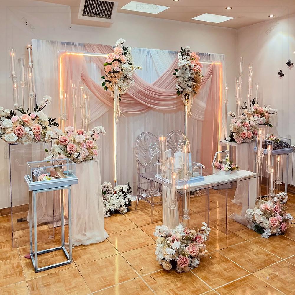Wholesale Luxury Customized Me - Wedding Backdrop Curtain ulasan dan harga