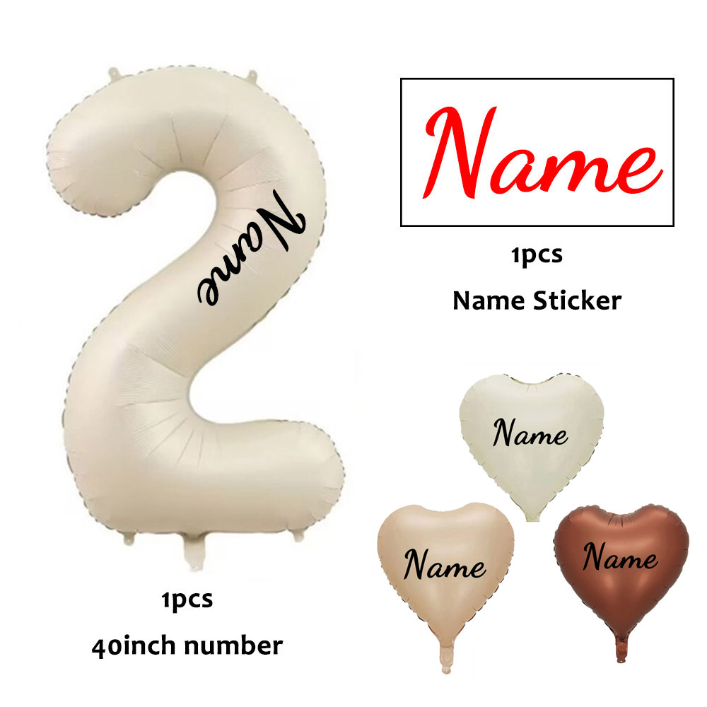 Custom Birthday Number Balloon - Confetti Balloon Set ulasan dan harga