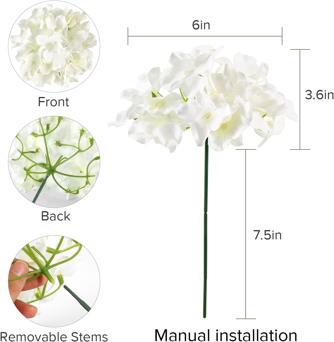 304 Pieces Bulk White Silk Art - Wedding Supply Bulk ulasan dan harga