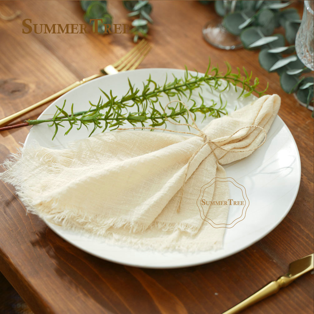 Napkin Cotton Gauze 42x42cm Re - Wedding Supply Rentals ulasan dan harga