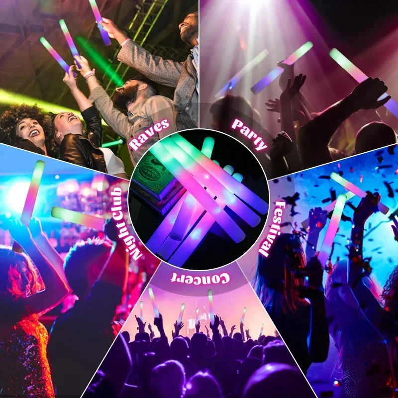 15/30Pcs LED Glow Sticks Bulk  - Wedding Supply Bulk ulasan dan harga