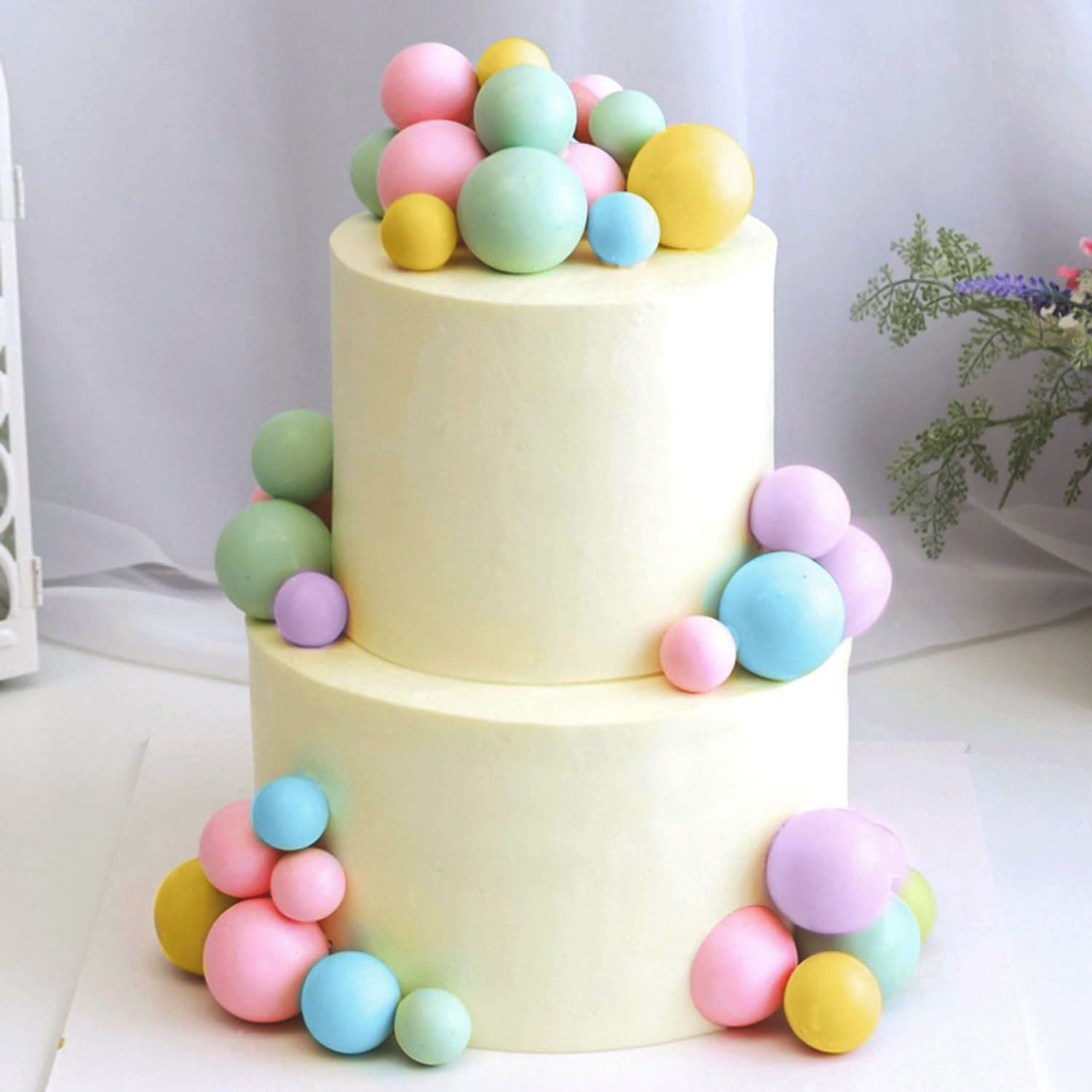 50pcs Colorful Balloon Rainbow - Confetti Balloon Set ulasan dan harga