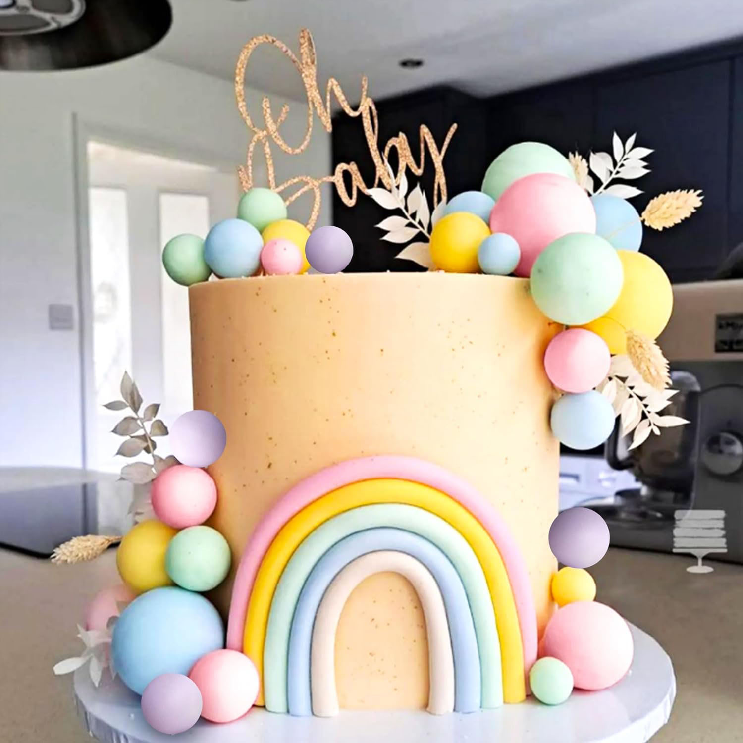 50pcs Colorful Balloon Rainbow - Confetti Balloon Set ulasan dan harga