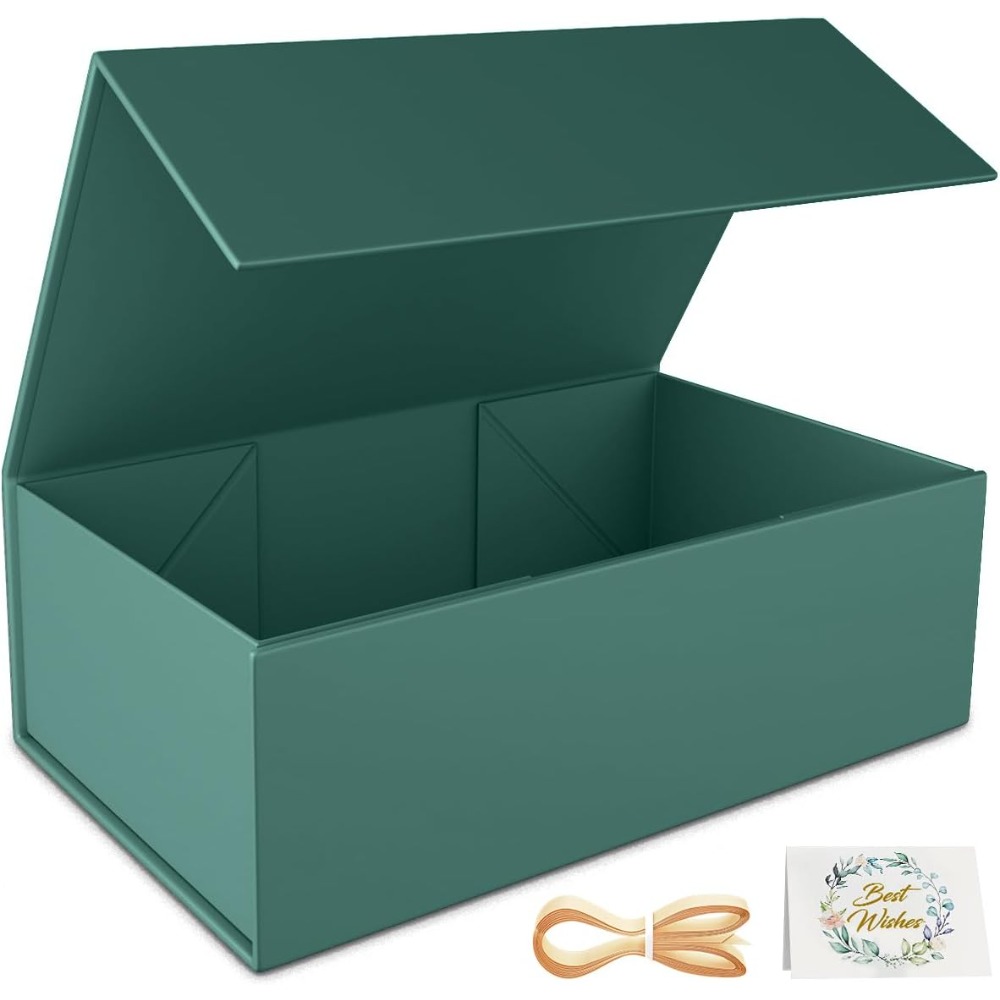 Green Gift Box with Magnetic C - Wedding Packaging ulasan dan harga