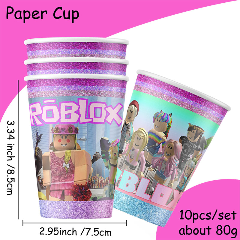 Roblox Girl Decorations for Pu - Confetti Balloon Set ulasan dan harga