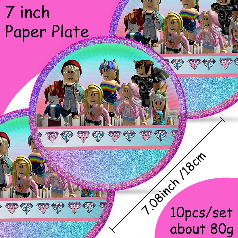 Roblox Girl Decorations for Pu - Confetti Balloon Set ulasan dan harga