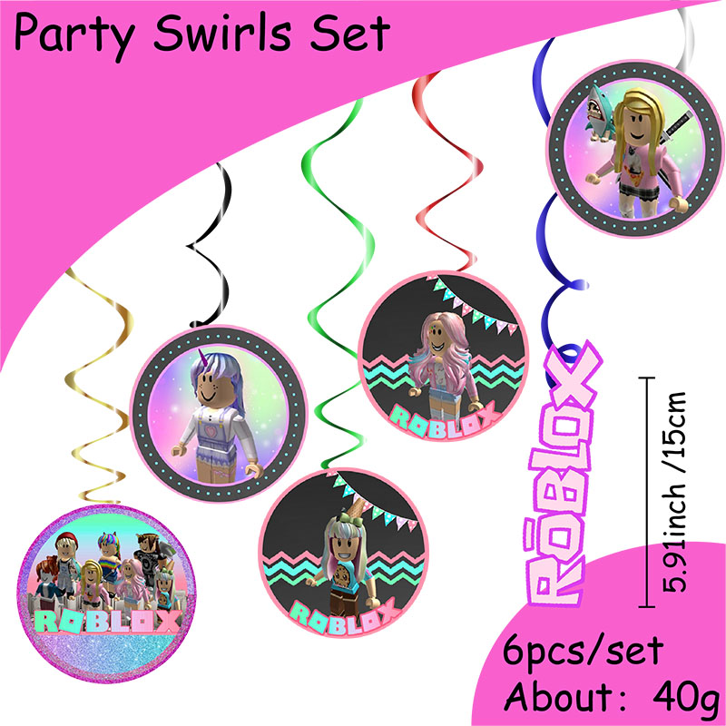Roblox Girl Decorations for Pu - Confetti Balloon Set ulasan dan harga