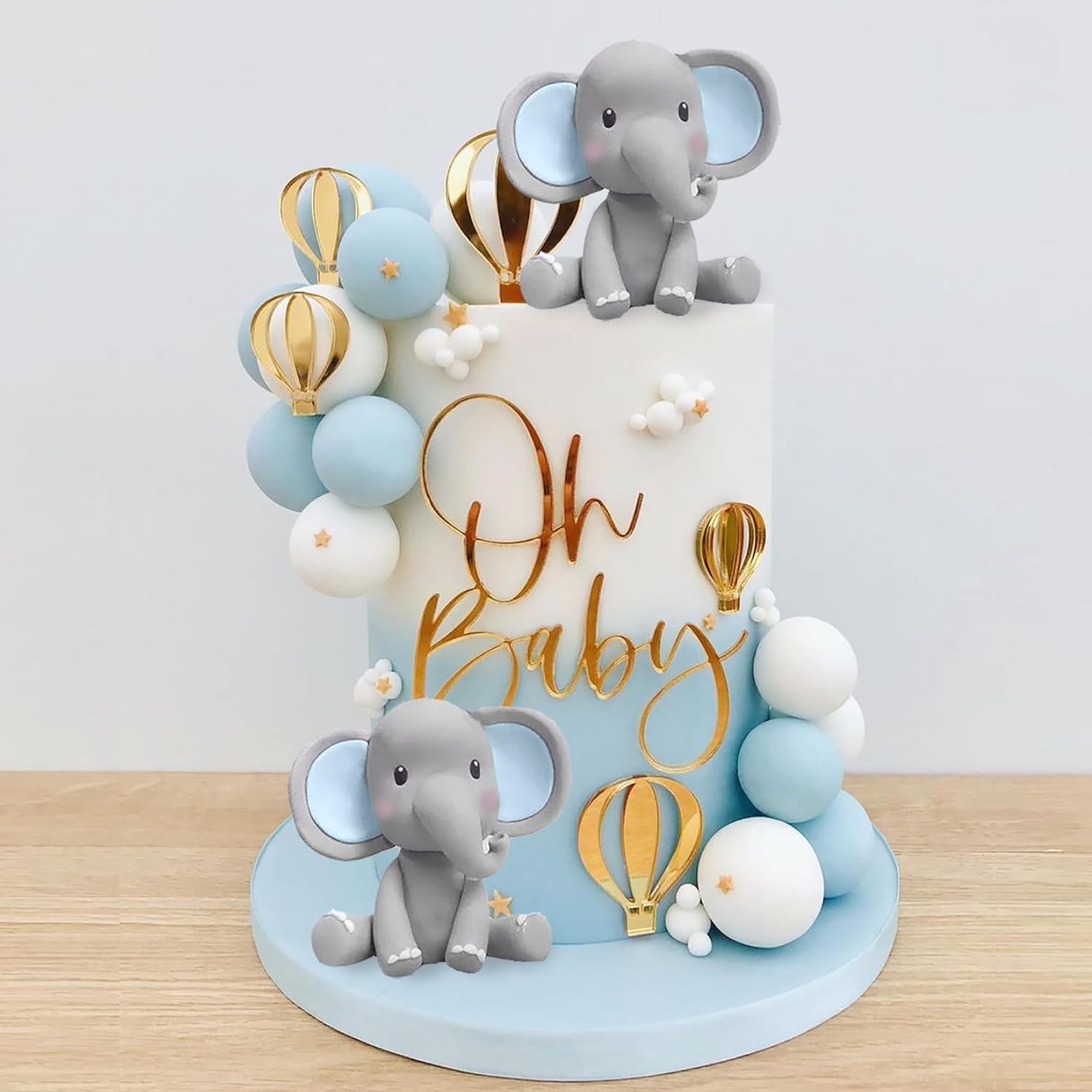 Elephant Cake Decoration Baby  - Confetti Balloon Set ulasan dan harga