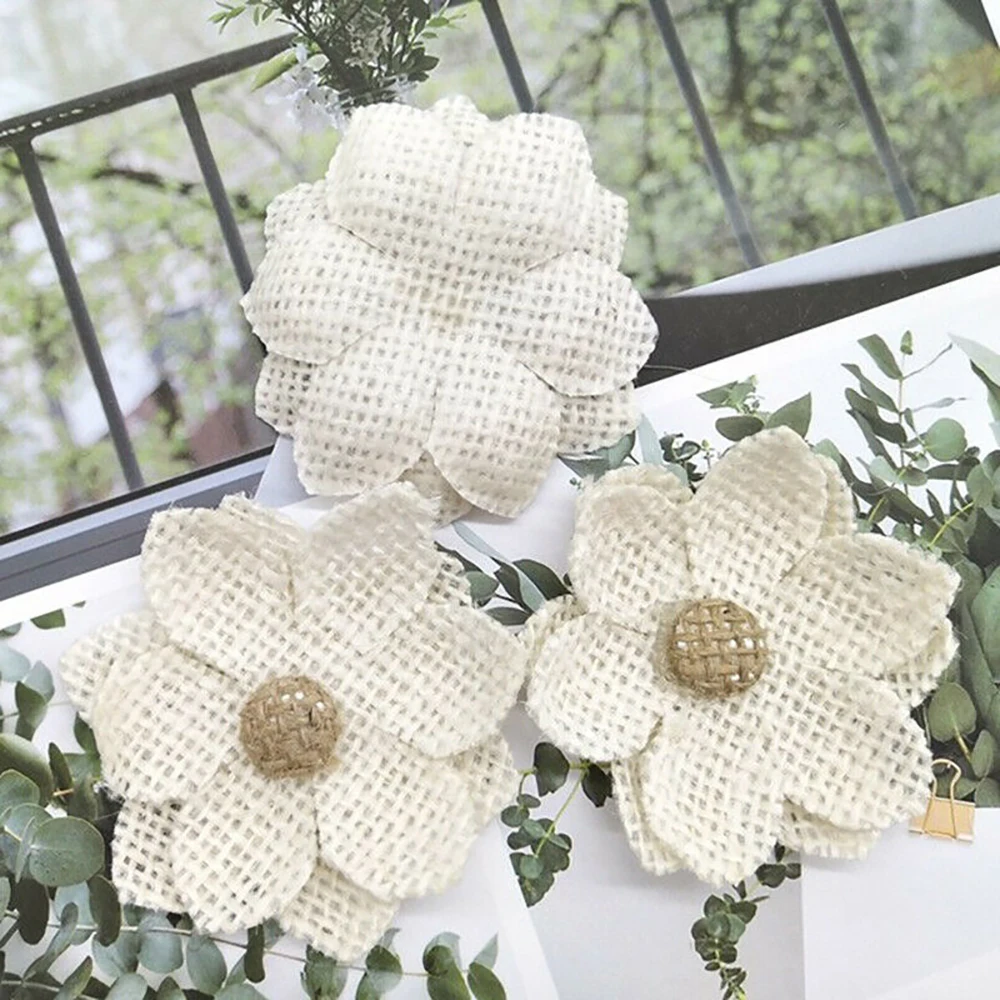 10pcs Handmade Natural Jute Bu - Wedding Supply Rentals ulasan dan harga