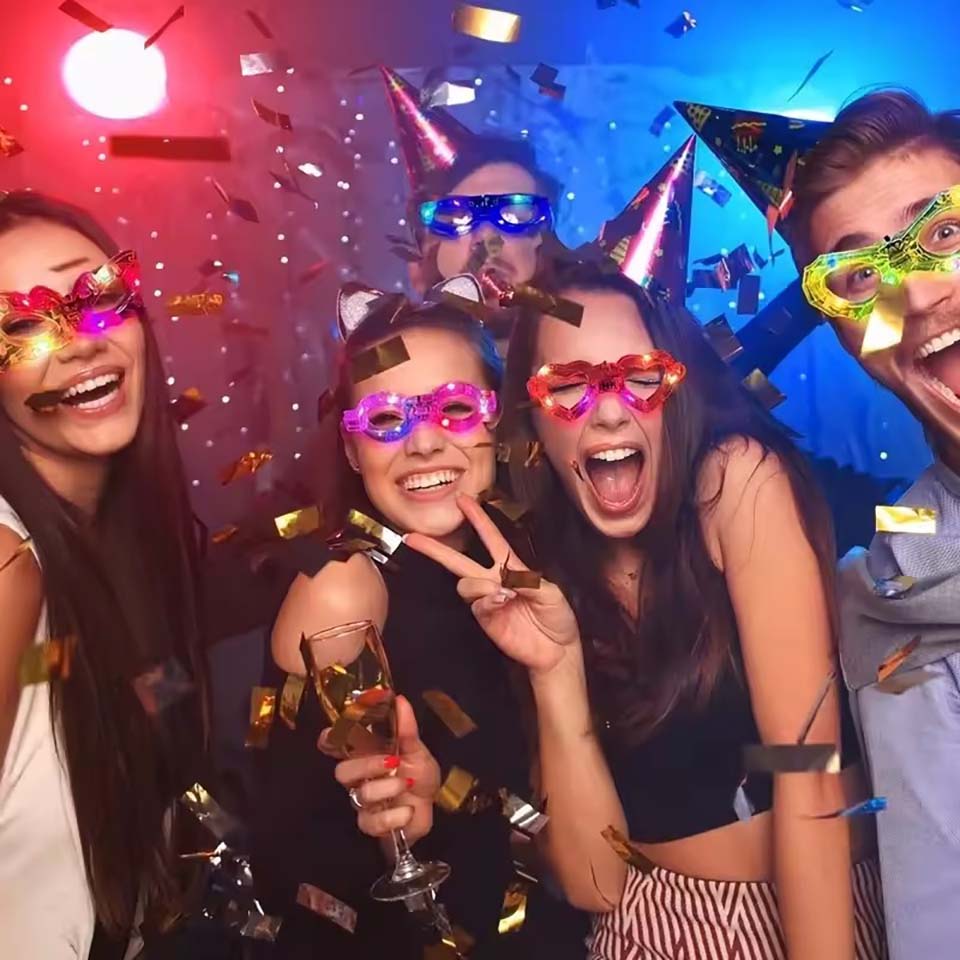 Glow In The Dark Glasses Bulk  - Wedding Supply Bulk ulasan dan harga
