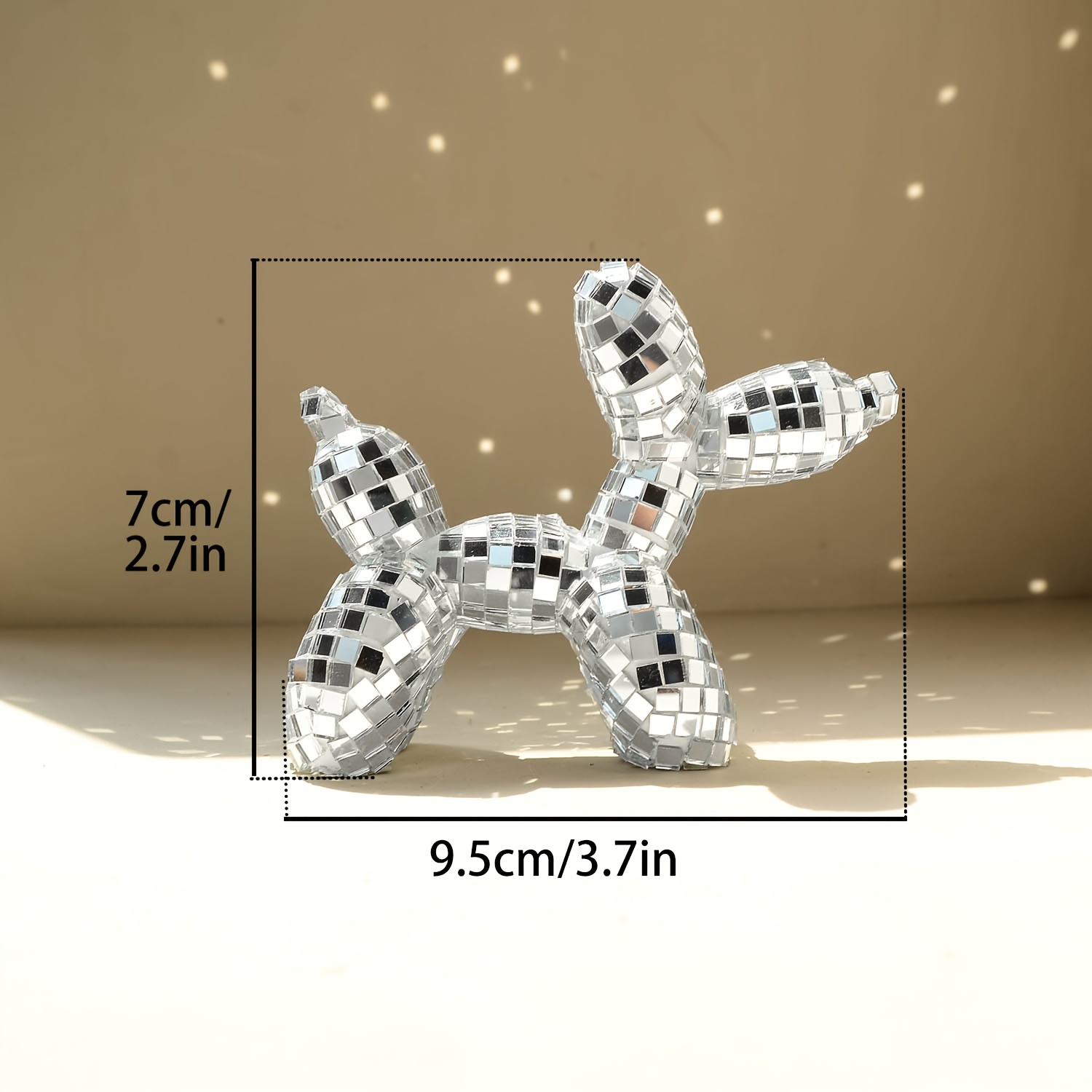1pc Disco Mirror Balloon Puppy - Confetti Balloon Set ulasan dan harga