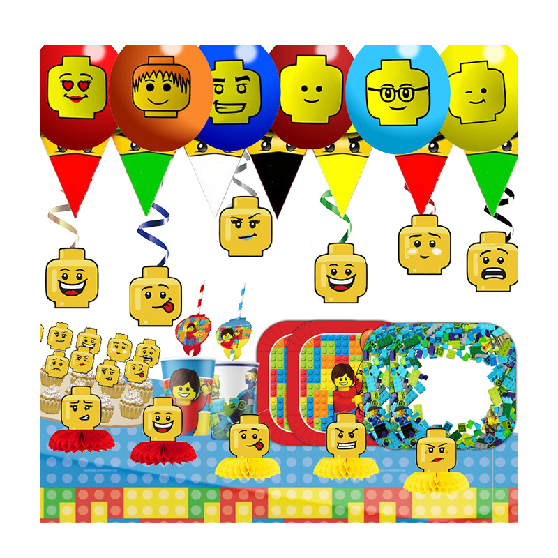 Building Blocks  Happy Birthda - Confetti Balloon Set ulasan dan harga