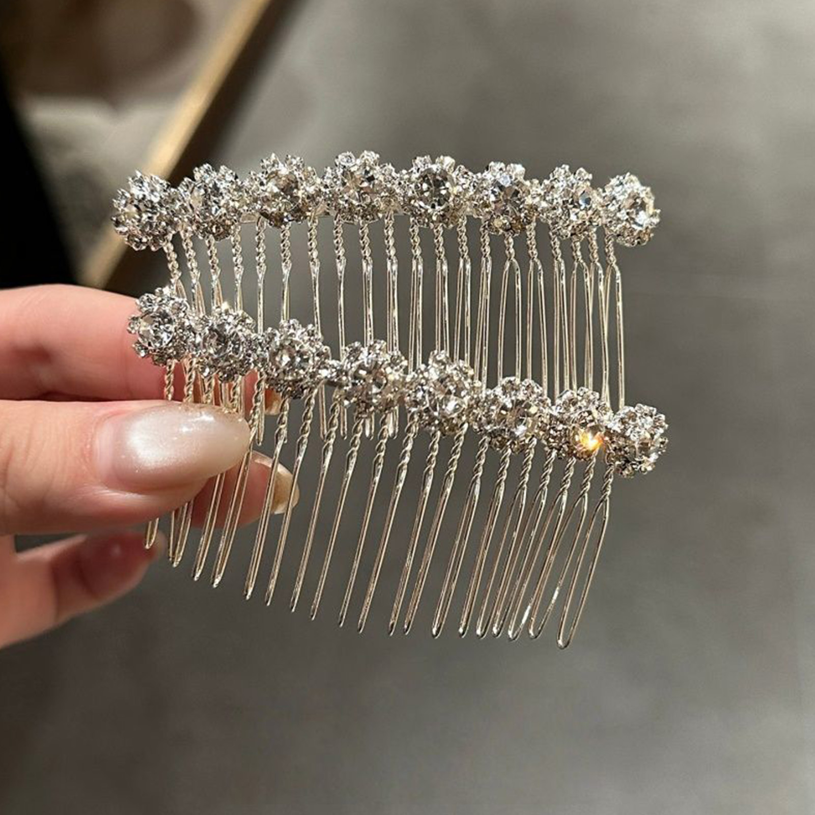 Minimalist Rhinestone Flower H - Wedding Decoration Supply ulasan dan harga