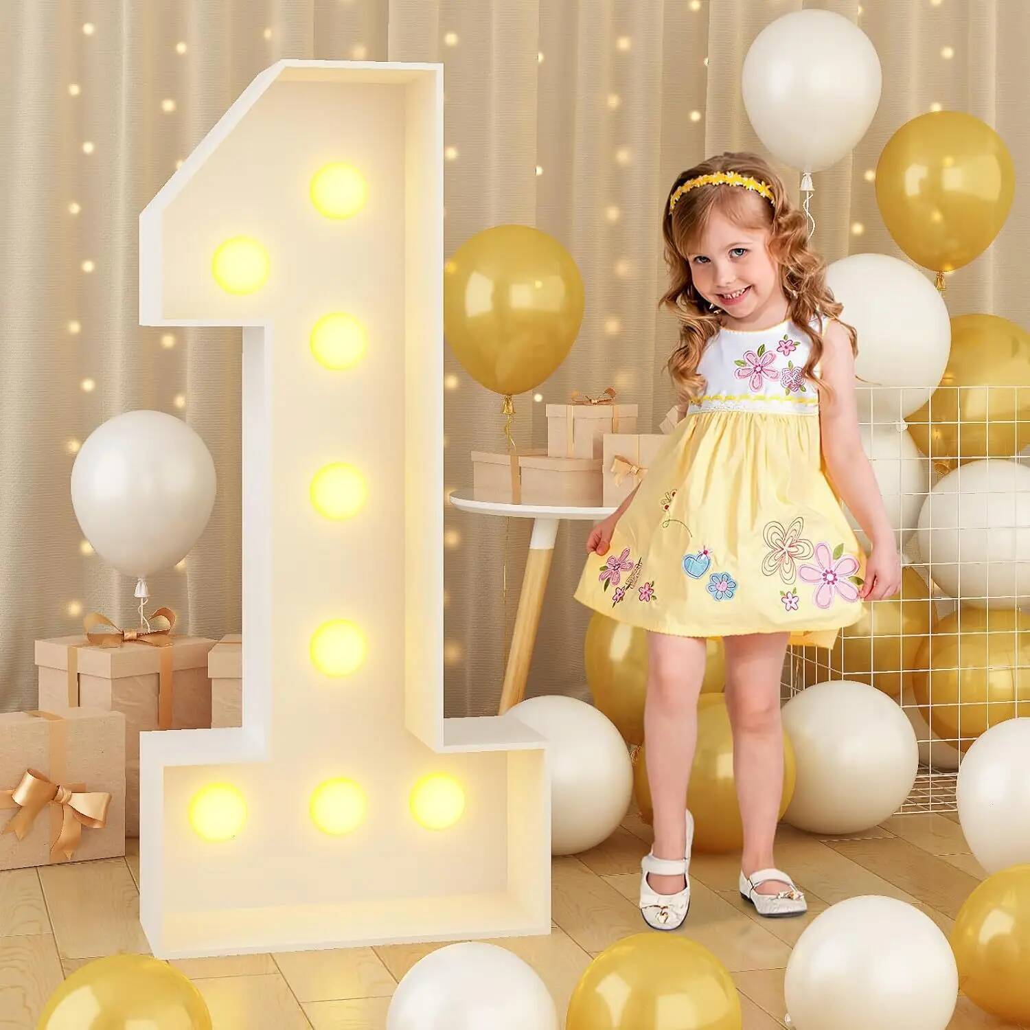 Giant Number Led Light for Kid - Confetti Balloon Set ulasan dan harga