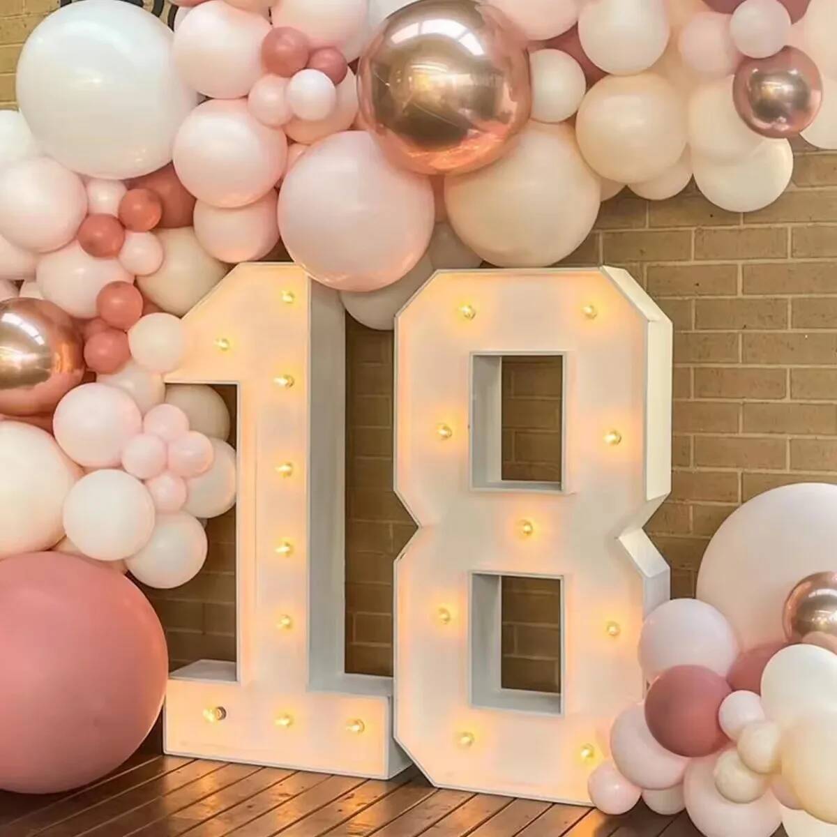 Giant Number Led Light for Kid - Confetti Balloon Set ulasan dan harga
