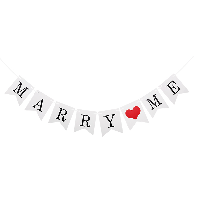 Wedding Marry Me Love Bunting  - Wedding Supply Rentals ulasan dan harga