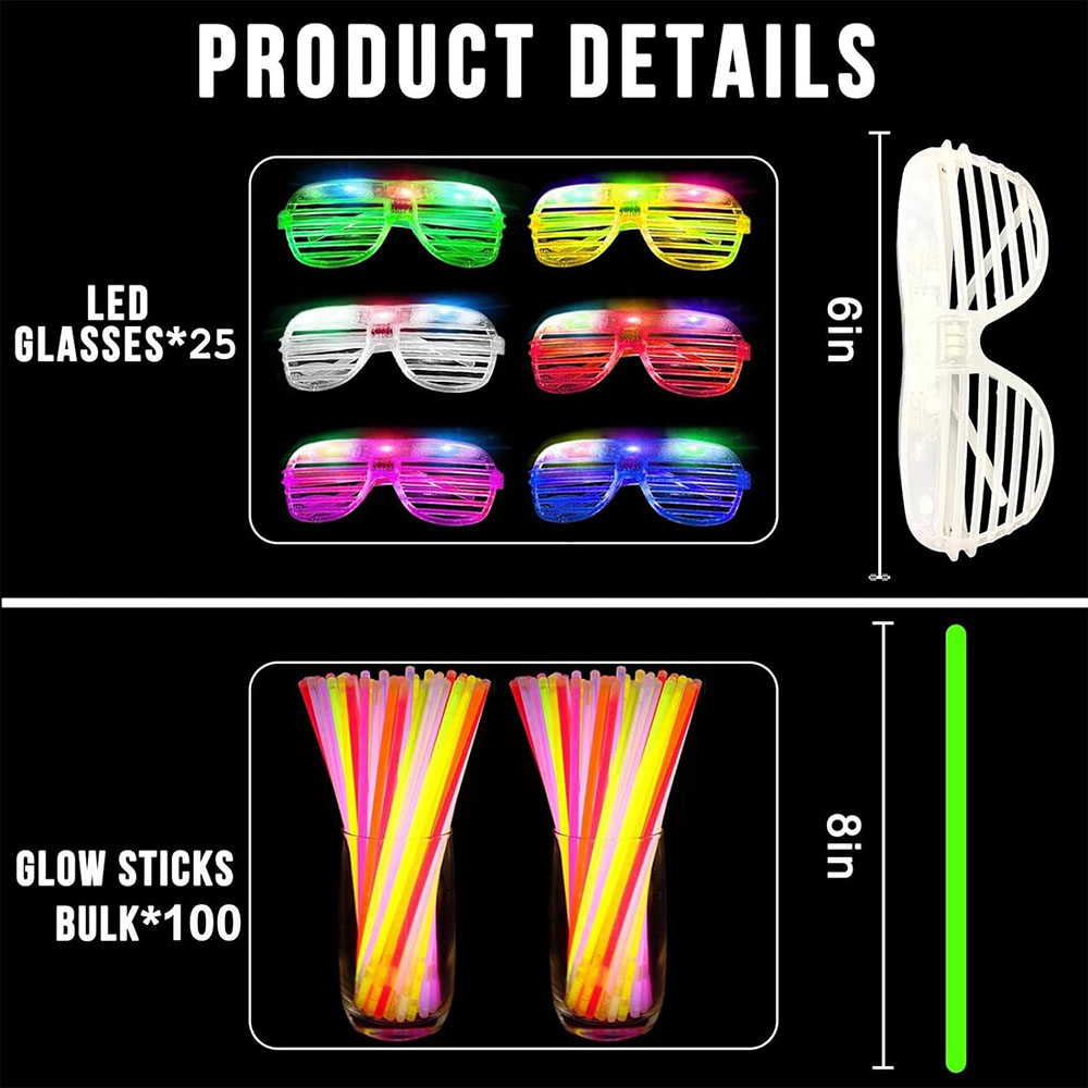 136Pack Glow in The Dark Light - Wedding Supply Bulk ulasan dan harga