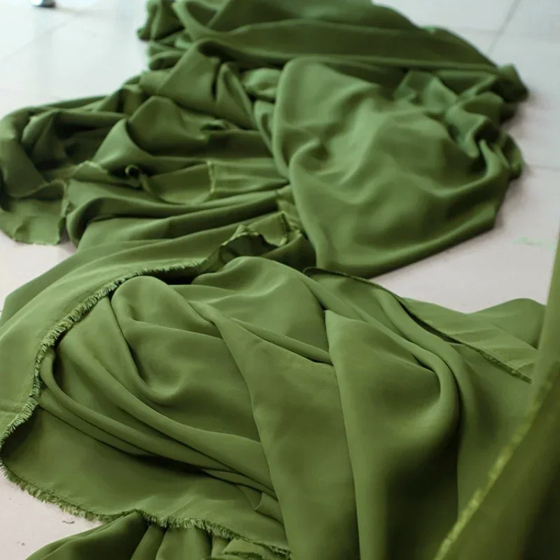 Olive Avocado Green Chiffon Fa - Wedding Backdrop Curtain ulasan dan harga