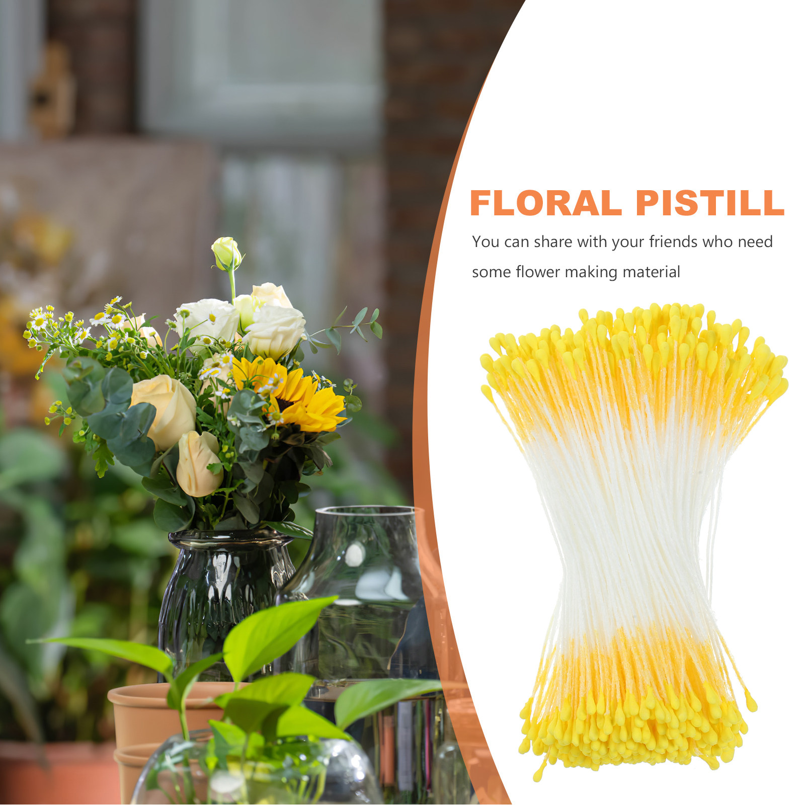 Double Heads Handmade Flowers  - Wedding Supply Bulk ulasan dan harga