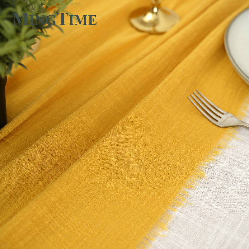 Table Runners Rustic Cotton Ga - Wedding Supply Rentals ulasan dan harga