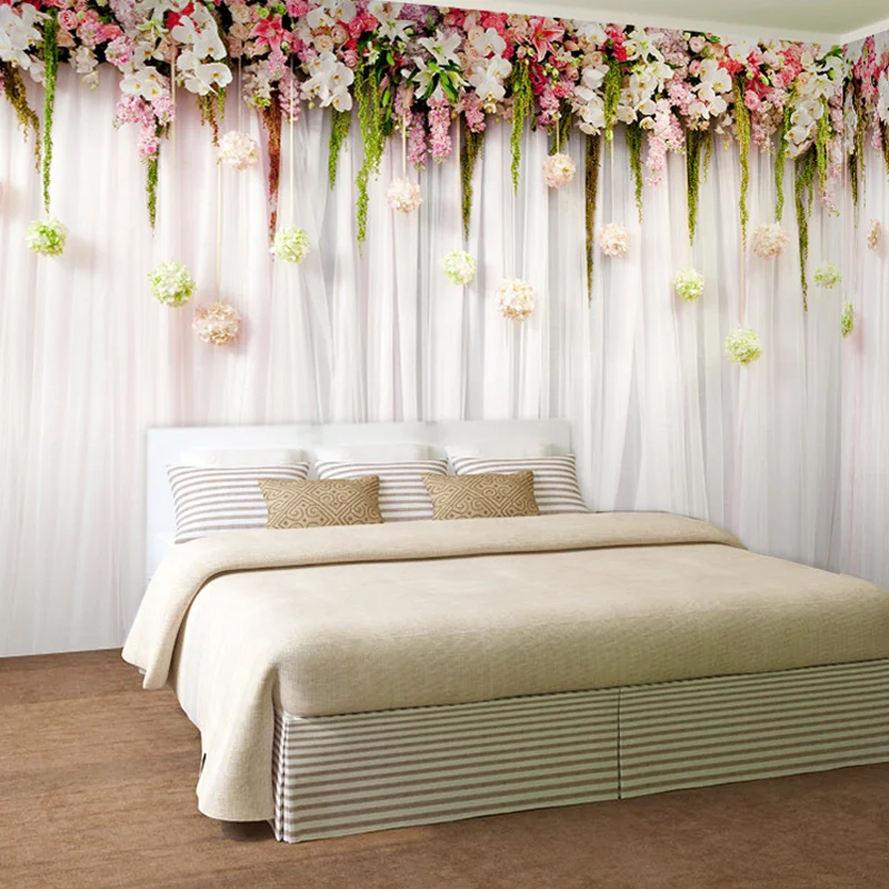 Custom Wall Cloth Fashion Flow - Wedding Backdrop Curtain ulasan dan harga
