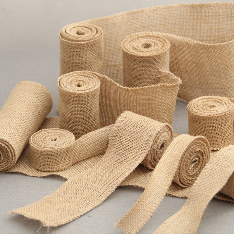 2M/Roll Natural Jute Burlap Ri - Wedding Supply Rentals ulasan dan harga