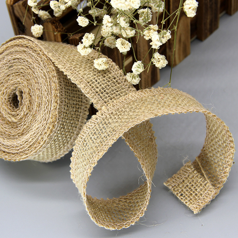 2M/Roll Natural Jute Burlap Ri - Wedding Supply Rentals ulasan dan harga