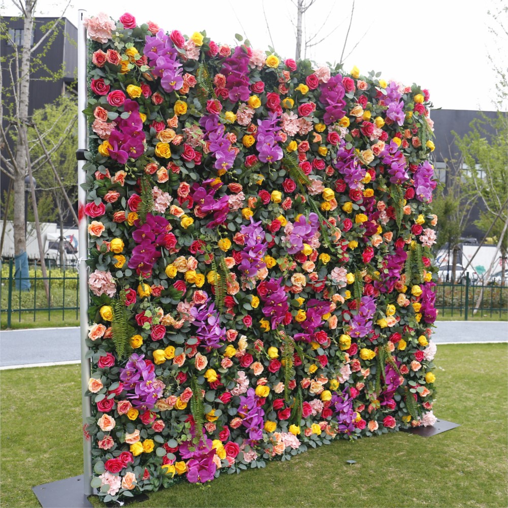 Uflower 5D Red Purple Rose Gre - Wedding Backdrop Curtain ulasan dan harga