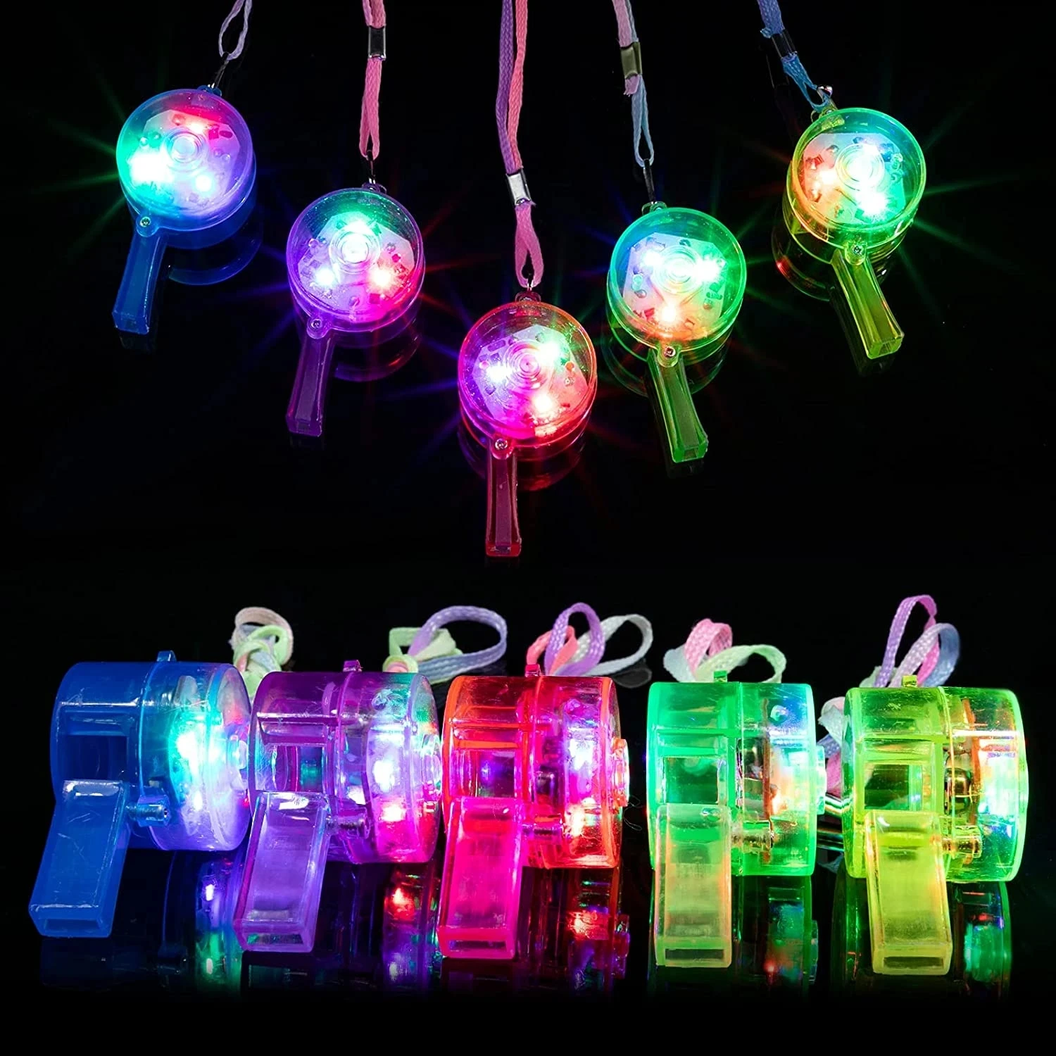 LED Light Up Whistle Glow Whis - Wedding Supply Bulk ulasan dan harga