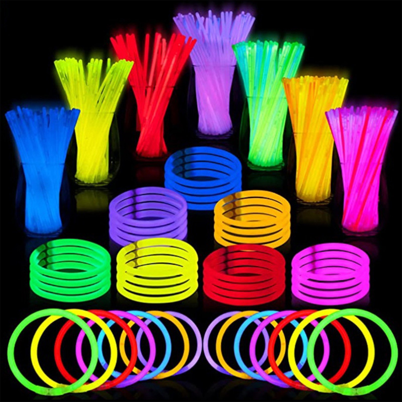 ‌100 Pack 20cm Fluorescent Glo - Wedding Supply Bulk ulasan dan harga