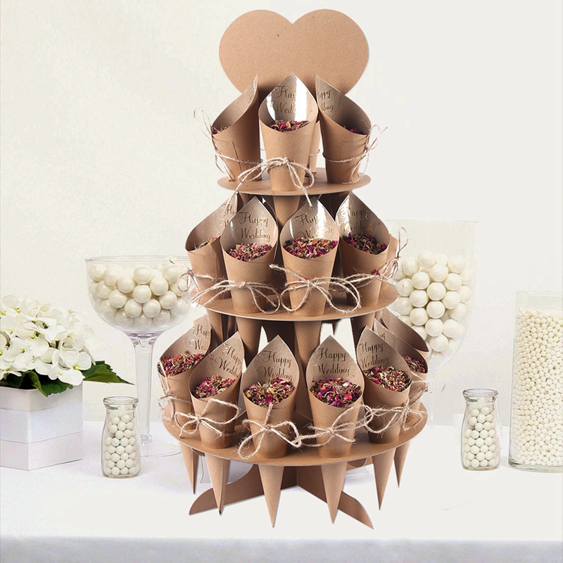 Kraft Paper Wedding Tray Confe - Wedding Supply Rentals ulasan dan harga