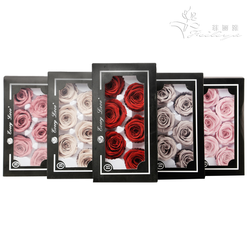 6pcs Eternal Rose Flower Heads - Wedding Supply Bulk ulasan dan harga