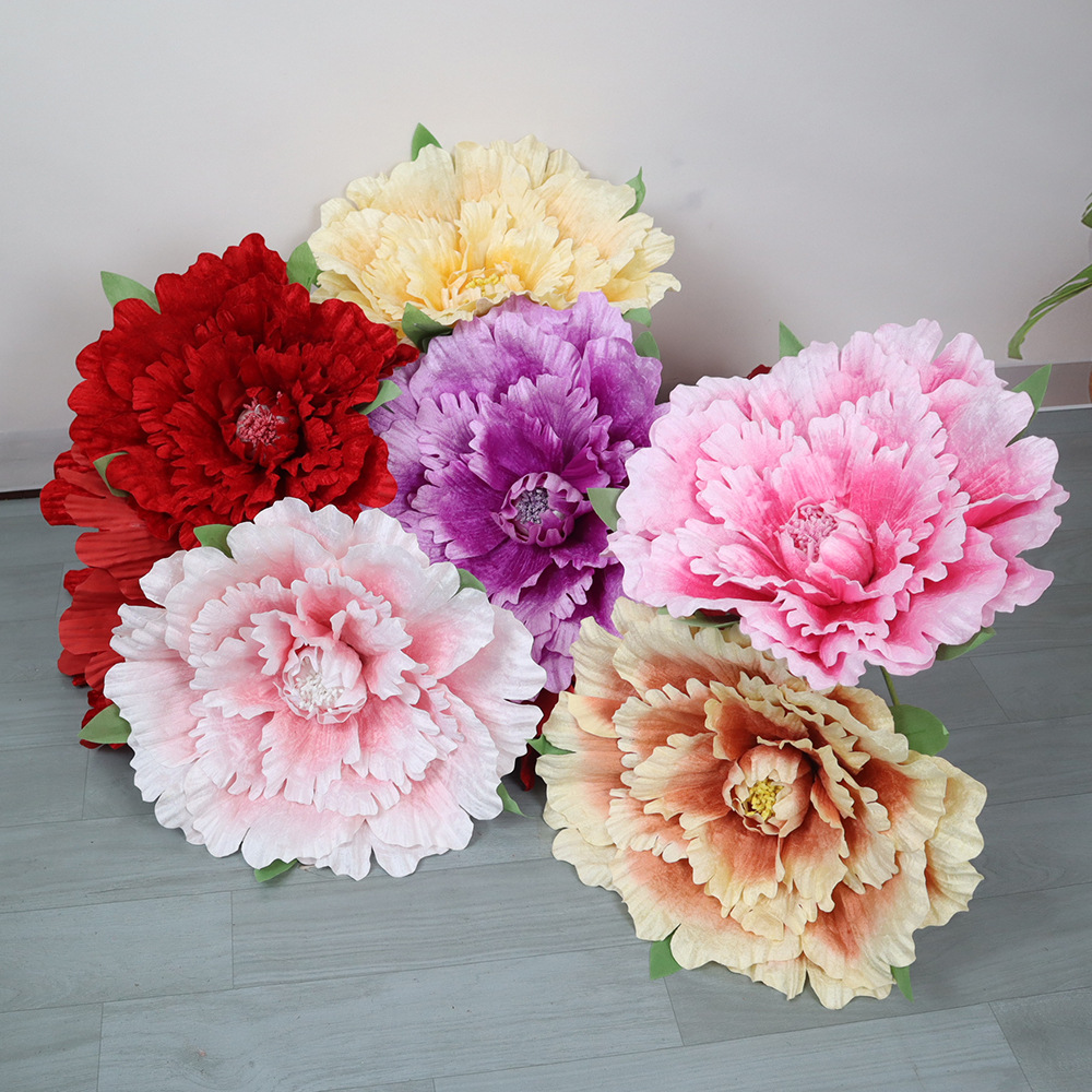 30-80cm Giant Velvet Peony Flo - Wedding Supply Bulk ulasan dan harga