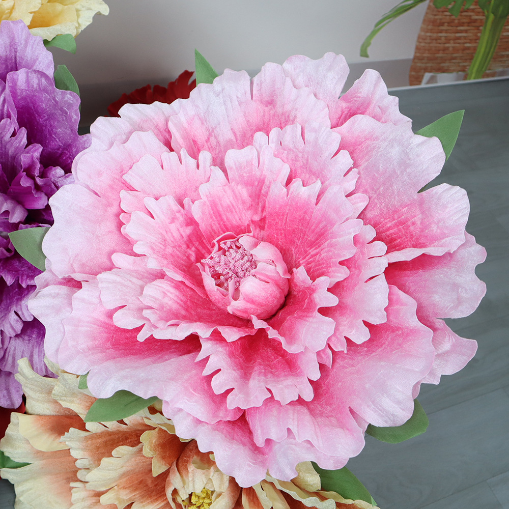 30-80cm Giant Velvet Peony Flo - Wedding Supply Bulk ulasan dan harga