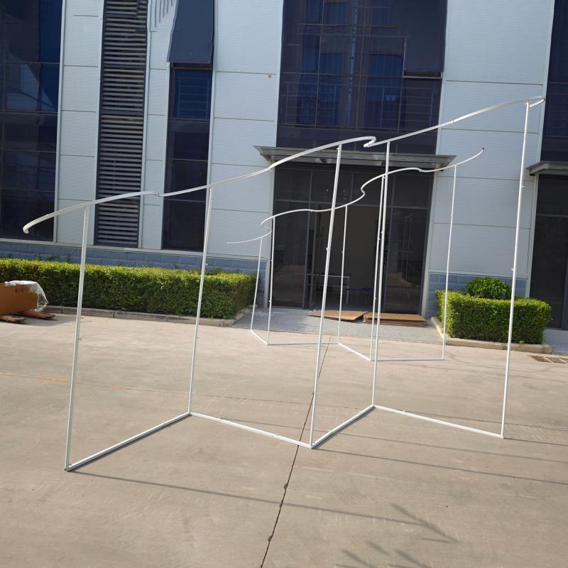 240-300 CM Tall Luxury  S Shap - Wedding Backdrop Curtain ulasan dan harga