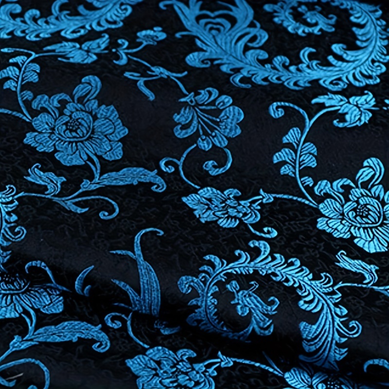 3D Blue Phoenix Tail Brocade F - Wedding Decoration Supply ulasan dan harga