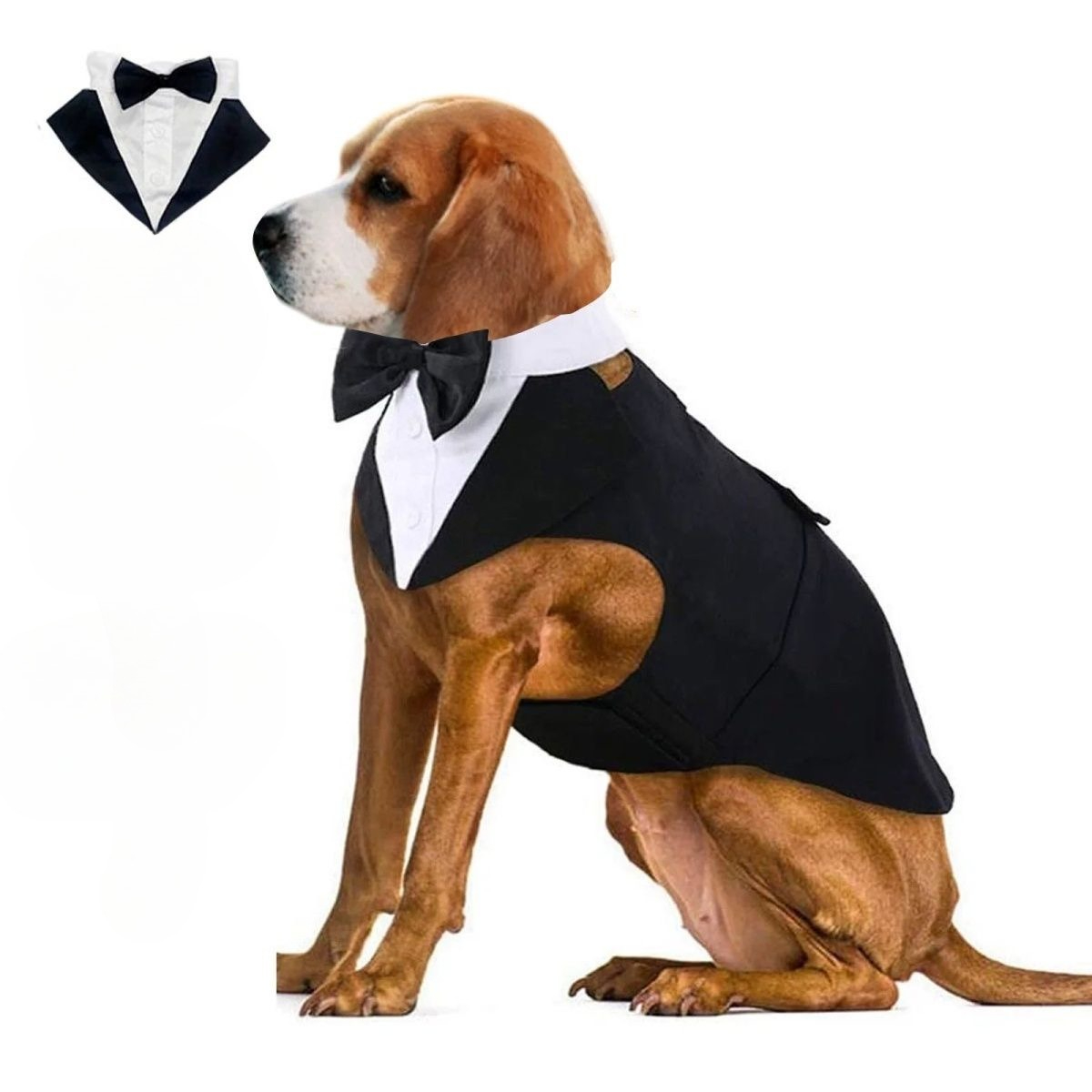 Pet Dog Clothes Fashion Party  - Suitsupply Wedding Tuxedo ulasan dan harga